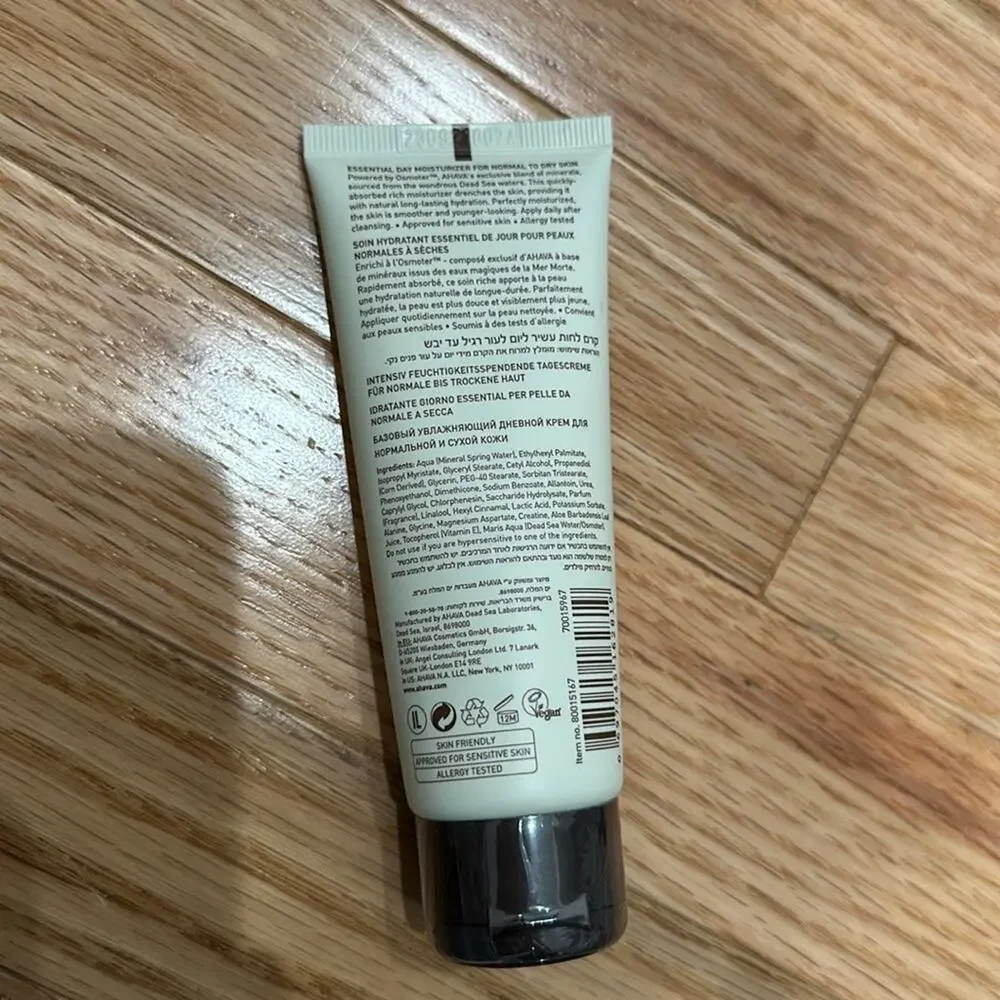 AHAVA time to hydrate essential day moisturizer for normal to dry skin 2.5 oz